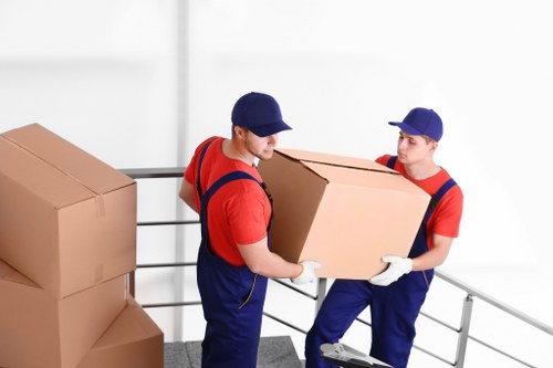Moving team handling a home removal in Roehampton
