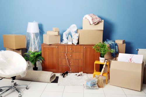 House removalists helping a Roehampton family move from a local home