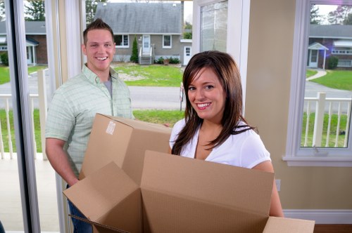 Commercial moving truck service for businesses near Roehampton
