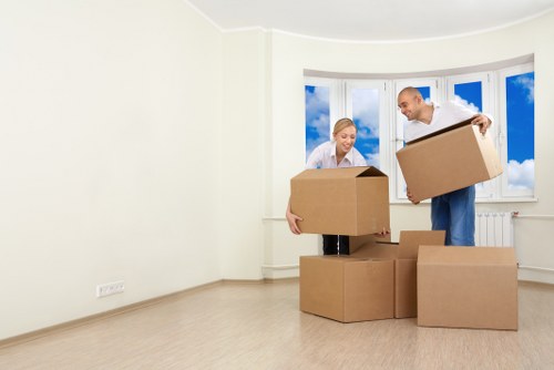 Man and van service handling a small office relocation near Roehampton