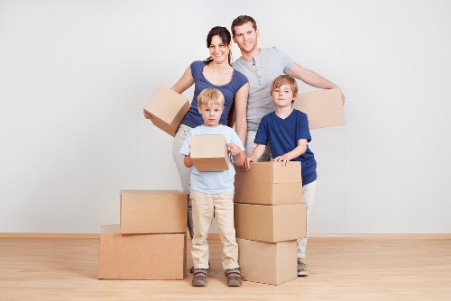 Prepared moving van for removals near Roehampton