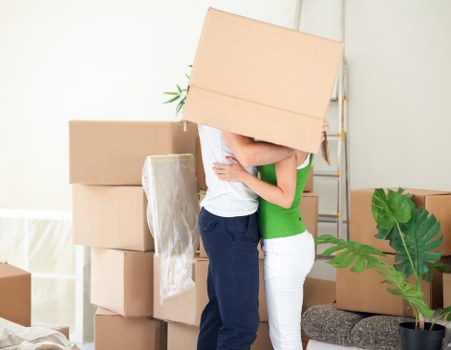 Checklist and packed essentials prepared for a home move in Roehampton