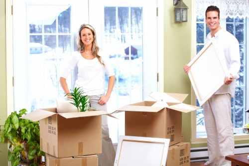 Commercial removals support for a local Roehampton office